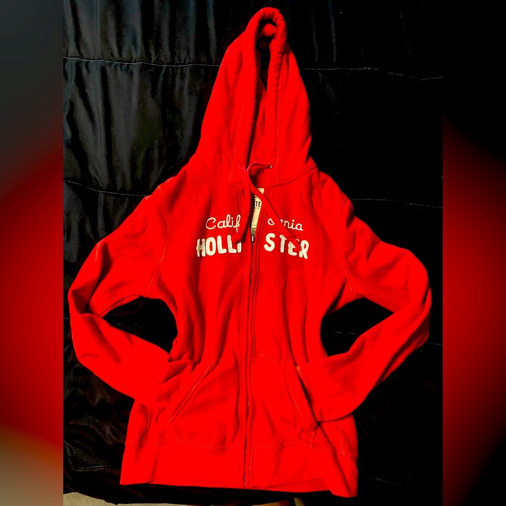 Hollister zip up jacket